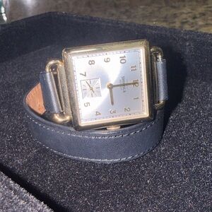 SHINOLA Original Gold Case with Black Strap Watch